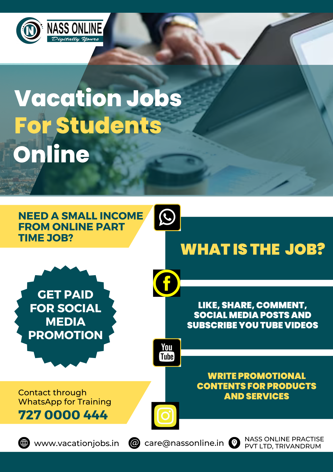 Vacation Jobs for Students